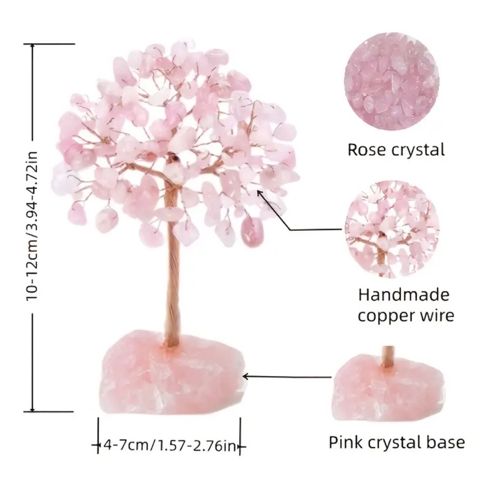 Rose quartz tree - Picture 1 of 4